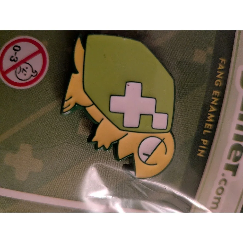 Fangamer Fang Enamel Pin Green Tortoise Mascot Gaming Collectible NEW
